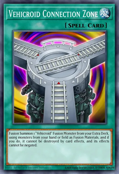 Zona de Conexão Vehicroid — Carta Yu-Gi-Oh!