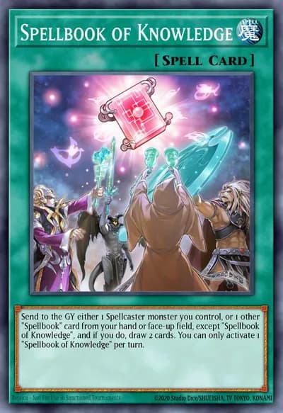 Livro de Magia do Conhecimento — Carta Yu-Gi-Oh!