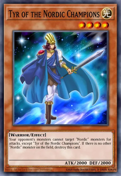 Tyr dos Campeões Nórdicos — Carta Yu-Gi-Oh!