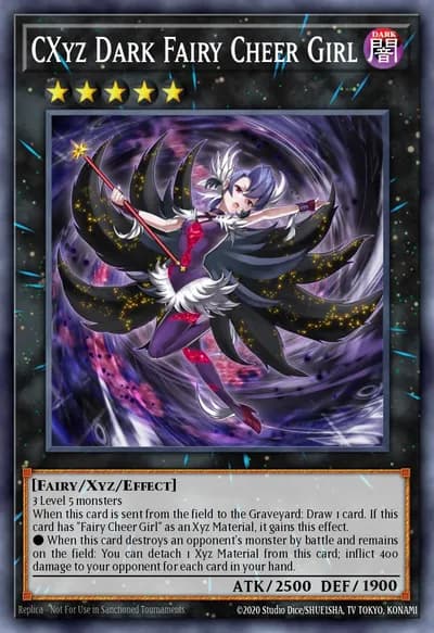 CXyz Dark Fairy Cheer Girl — Carta Yu-Gi-Oh!