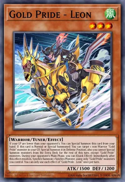 Gold Pride - Leon — Carta Yu-Gi-Oh!