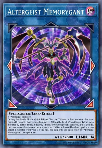 Altergeist Memorygant — Carta Yu-Gi-Oh!