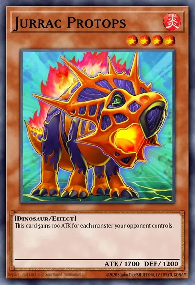 Jurrac Protops — Carta Yu-Gi-Oh!