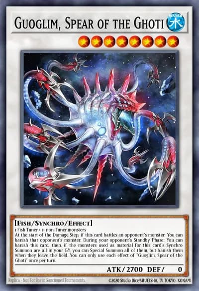 Guoglim, Lança dos Ghoti — Carta Yu-Gi-Oh!