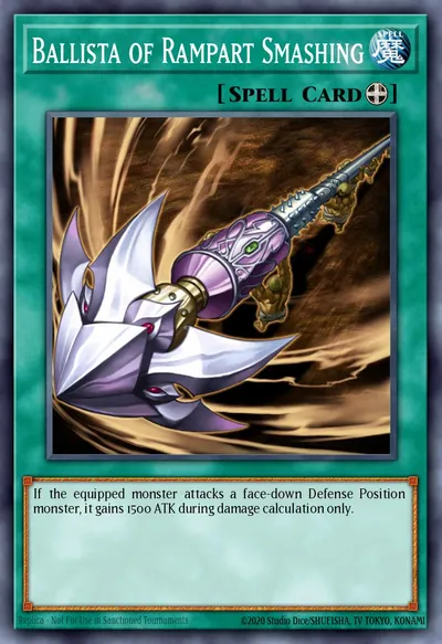 Balista de Demolição de Fortaleza — Carta Yu-Gi-Oh!