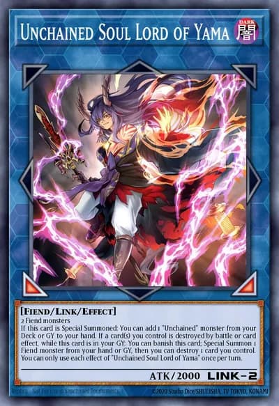 Unchained Soul Lord of Yama — Carta Yu-Gi-Oh!