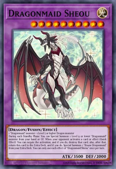 Dragonmaid Sheou — Carta Yu-Gi-Oh!