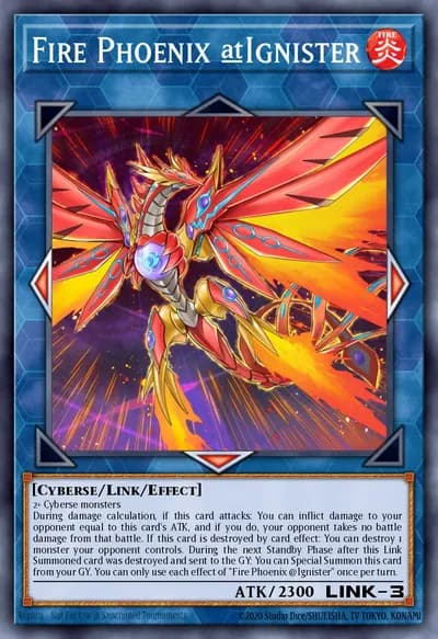 Fire Phoenix @Ignister — Carta Yu-Gi-Oh!