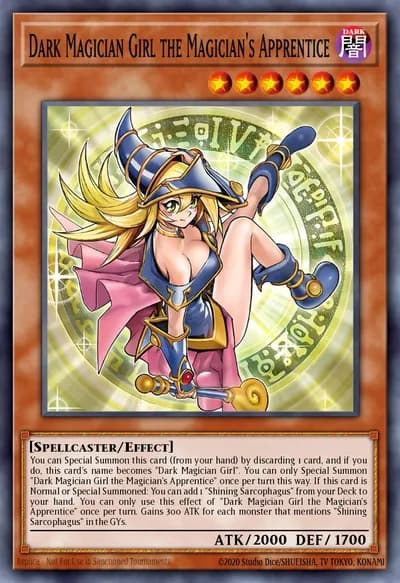 Dark Magician Girl the Magician's Apprentice — Carta Yu-Gi-Oh!
