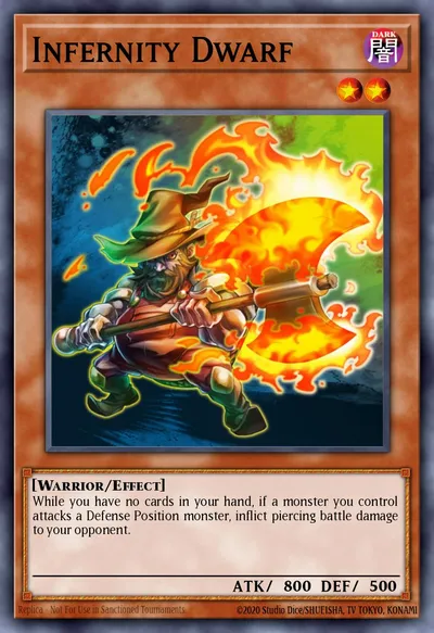 Infernity Dwarf — Carta Yu-Gi-Oh!