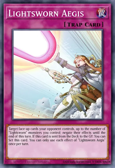 Lightsworn Aegis — Carta Yu-Gi-Oh!