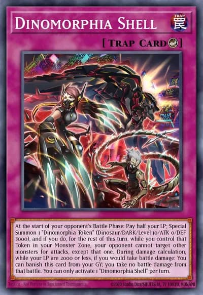 Dinomorphia Shell — Carta Yu-Gi-Oh!