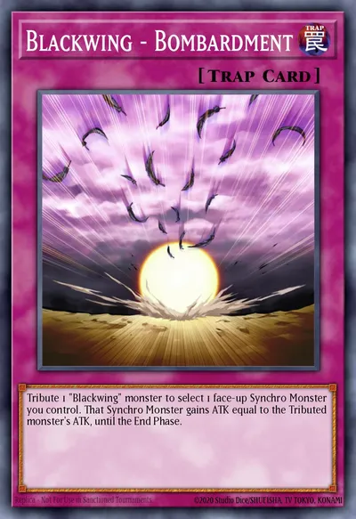 Blackwing - Bombardeio — Carta Yu-Gi-Oh!