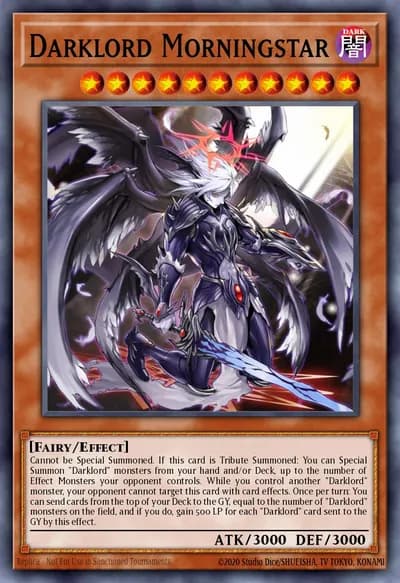 Darklord Morningstar — Carta Yu-Gi-Oh!