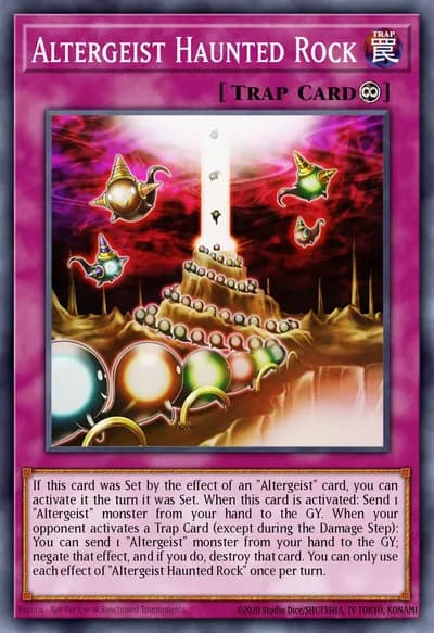 Altergeist Haunted Rock — Carta Yu-Gi-Oh!