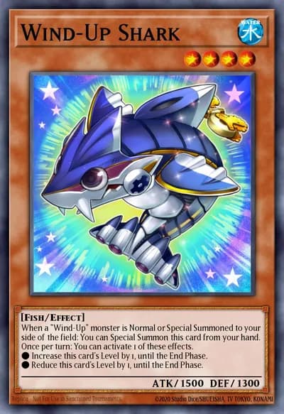 Wind-Up Shark — Carta Yu-Gi-Oh!