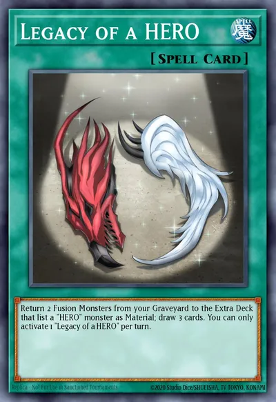 Legacy of a HERO — Carta Yu-Gi-Oh!