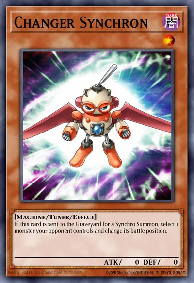 Changer Synchron — Carta Yu-Gi-Oh!