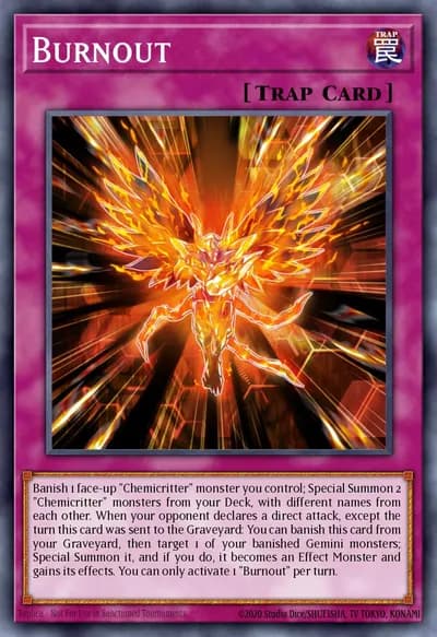 Burnout — Carta Yu-Gi-Oh!