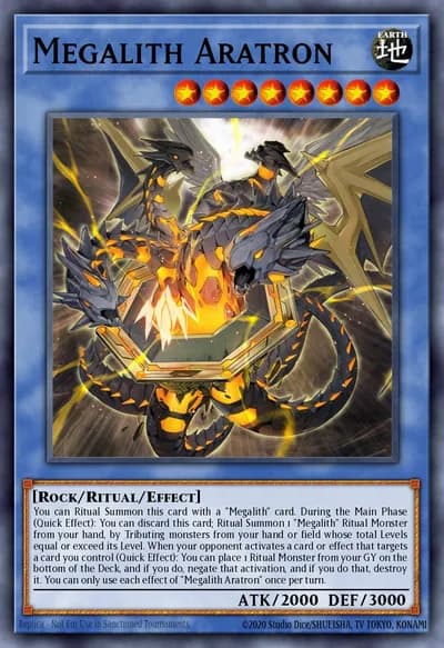 Megalith Aratron — Carta Yu-Gi-Oh!