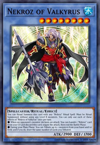 Nekroz de Valkyrus — Carta Yu-Gi-Oh!