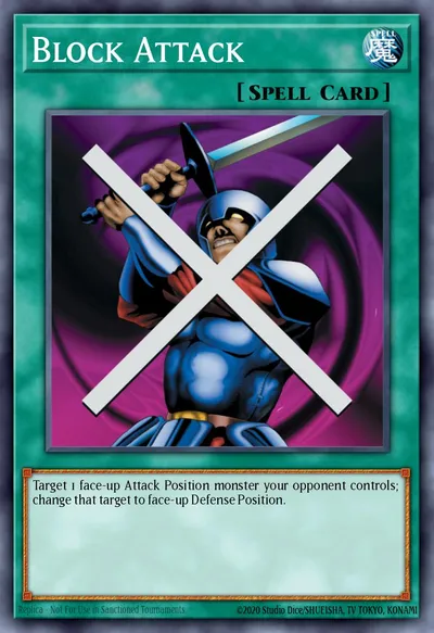 Bloquear Ataque — Carta Yu-Gi-Oh!