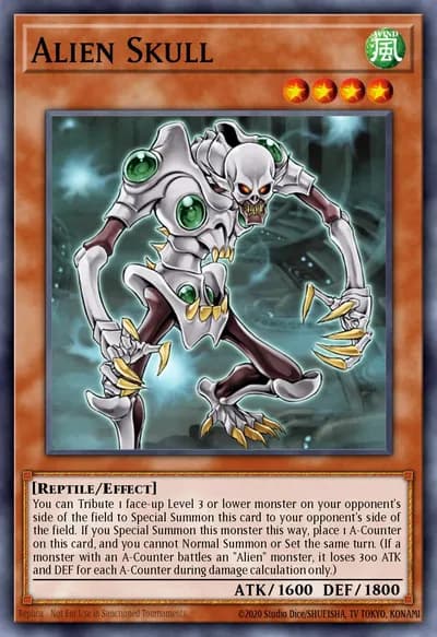 Alien Skull — Carta Yu-Gi-Oh!