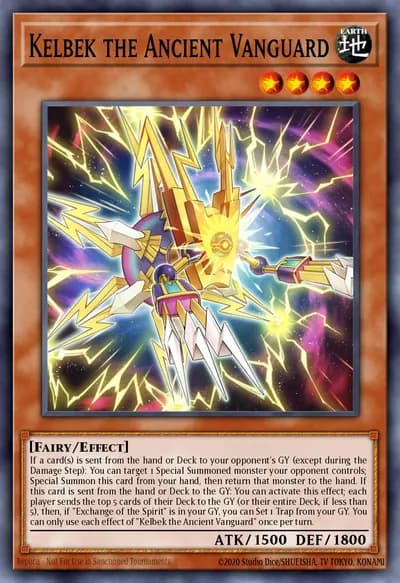 Kelbek the Ancient Vanguard — Carta Yu-Gi-Oh!