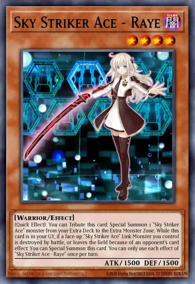 Sky Striker Ace - Raye — Carta Yu-Gi-Oh!