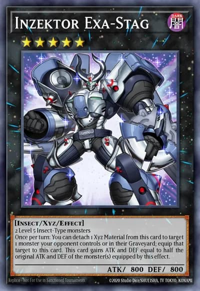 Inzektor Exa-Stag — Carta Yu-Gi-Oh!