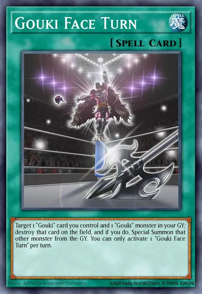 Gouki Face Turn — Carta Yu-Gi-Oh!