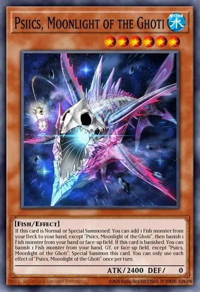Psiics, Luz Lunar do Ghoti — Carta Yu-Gi-Oh!