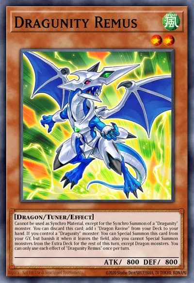 Dragunity Remus — Carta Yu-Gi-Oh!