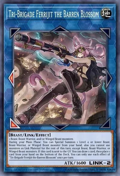 Tri-Brigade Ferrijit the Barren Blossom — Carta Yu-Gi-Oh!