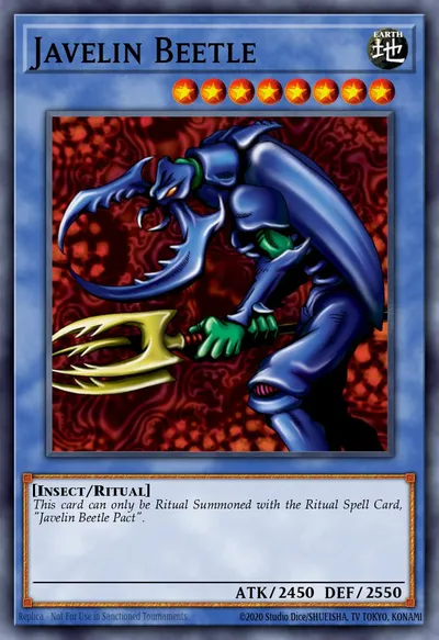Javelin Beetle — Carta Yu-Gi-Oh!
