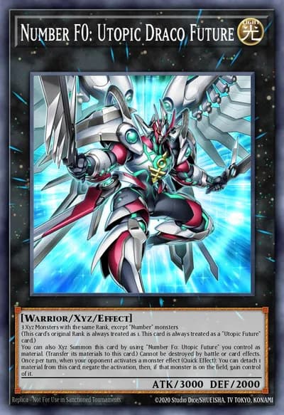 Número F0: Draco Futuro Utópico — Carta Yu-Gi-Oh!