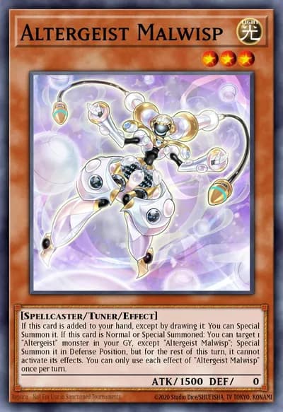 Altergeist Malwisp — Carta Yu-Gi-Oh!