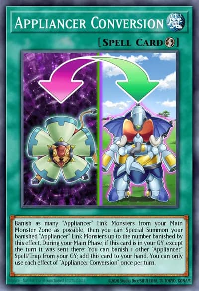 Appliancer Conversion — Carta Yu-Gi-Oh!