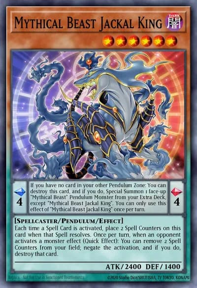Mythical Beast Jackal King — Carta Yu-Gi-Oh!