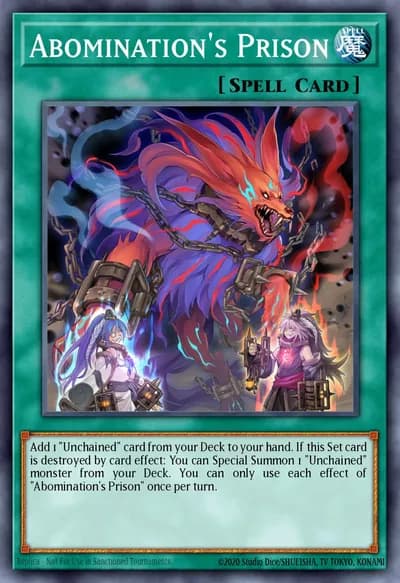 Abomination's Prison — Carta Yu-Gi-Oh!