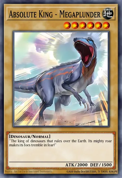 Rei Absoluto - Megaplunder — Carta Yu-Gi-Oh!