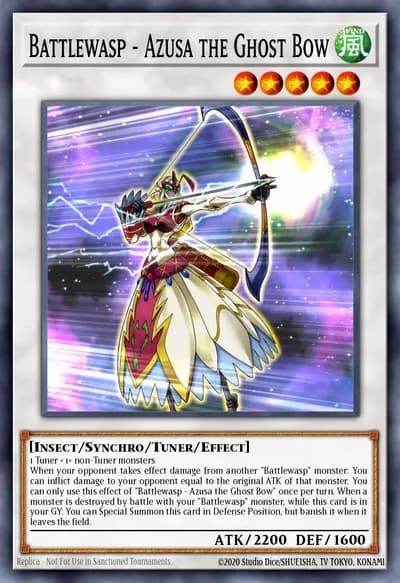 Battlewasp - Azusa the Ghost Bow — Carta Yu-Gi-Oh!