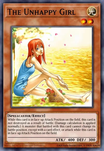 A Garota Infeliz — Carta Yu-Gi-Oh!