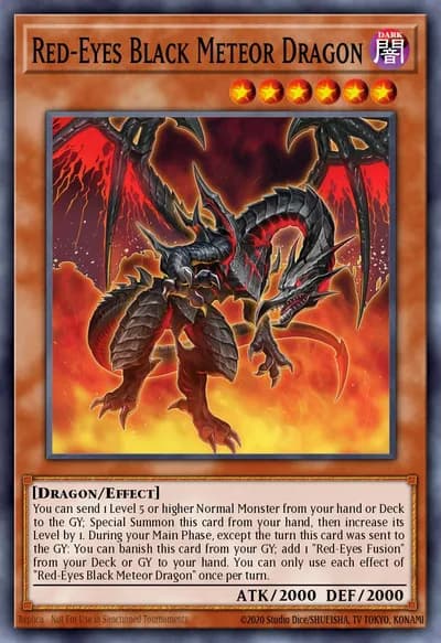 Red-Eyes Black Meteor Dragon — Carta Yu-Gi-Oh!