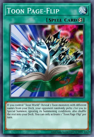 Toon Page-Flip — Carta Yu-Gi-Oh!