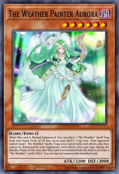 The Weather Painter Aurora — Carta Yu-Gi-Oh!
