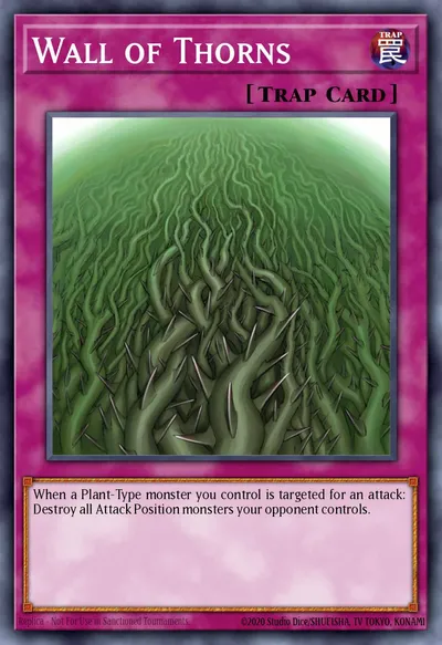 Muralha de Espinhos — Carta Yu-Gi-Oh!
