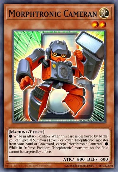 Morphtronic Cameran — Carta Yu-Gi-Oh!