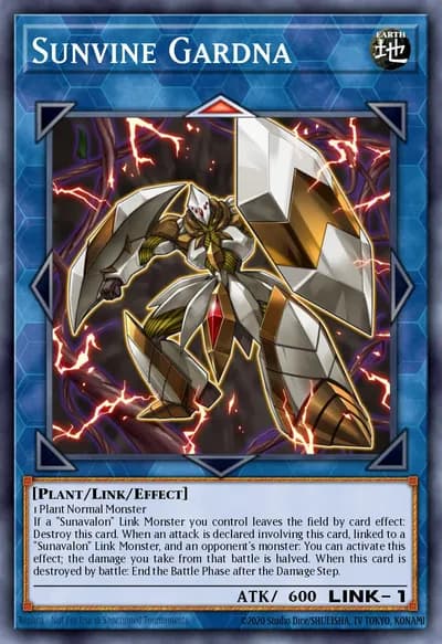 Sunvine Gardna — Carta Yu-Gi-Oh!
