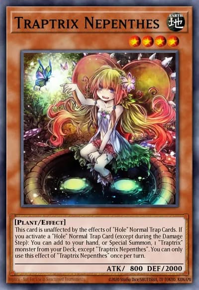 Traptrix Nepenthes — Carta Yu-Gi-Oh!